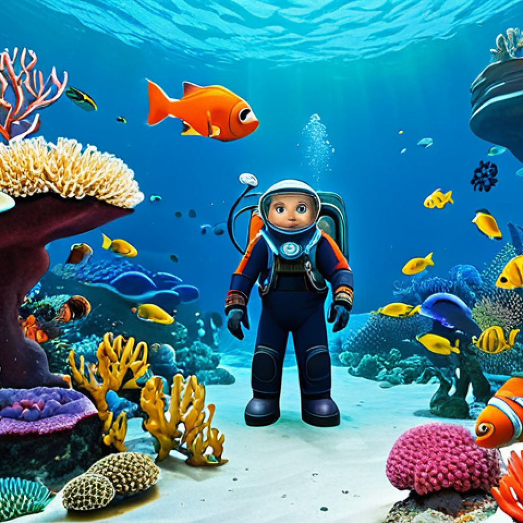 옥토넛 시즌 5 주요 변화 요소 - **

"The Octonauts exploring a vibrant coral reef ecosystem, fully clothed in their Octo-Suits, surr...