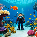 옥토넛 시즌 5 주요 변화 요소 - **

"The Octonauts exploring a vibrant coral reef ecosystem, fully clothed in their Octo-Suits, surr...