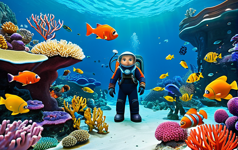 옥토넛 시즌 5 주요 변화 요소 - **

"The Octonauts exploring a vibrant coral reef ecosystem, fully clothed in their Octo-Suits, surr...