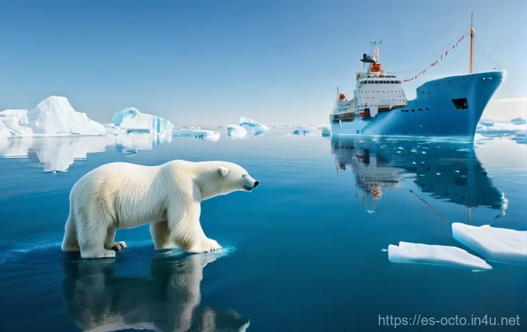 옥토넛 캐릭터성향 심층 분석 - **Prompt for Captain Barnacles:**
    "A majestic polar bear, Captain Barnacles, stands with a seren...