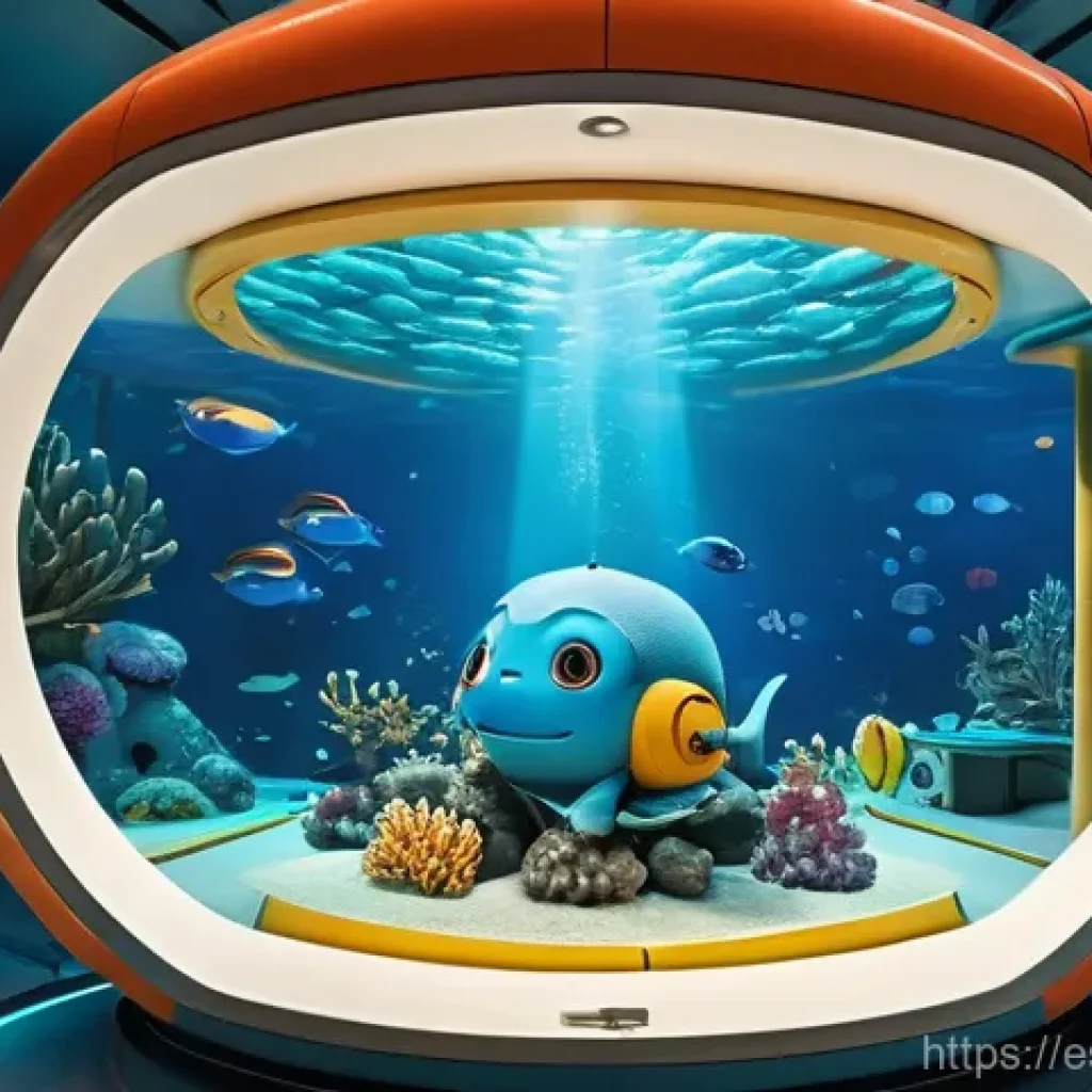 옥토넛 주요 대원들의 도전 이야기 - **The Octopod: Hub of Underwater Exploration and Home**
A vibrant, highly detailed 3D animated s...